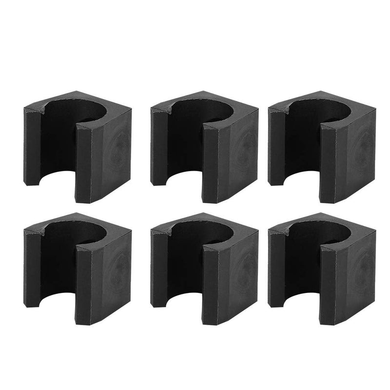 Keenso Pool Cue Holder, 6 Pcs Portable Pool Cue Holder Billiards Cue Rack Billiards Pool Cue Single Holder Wall Mount Organizer - BeesActive Australia