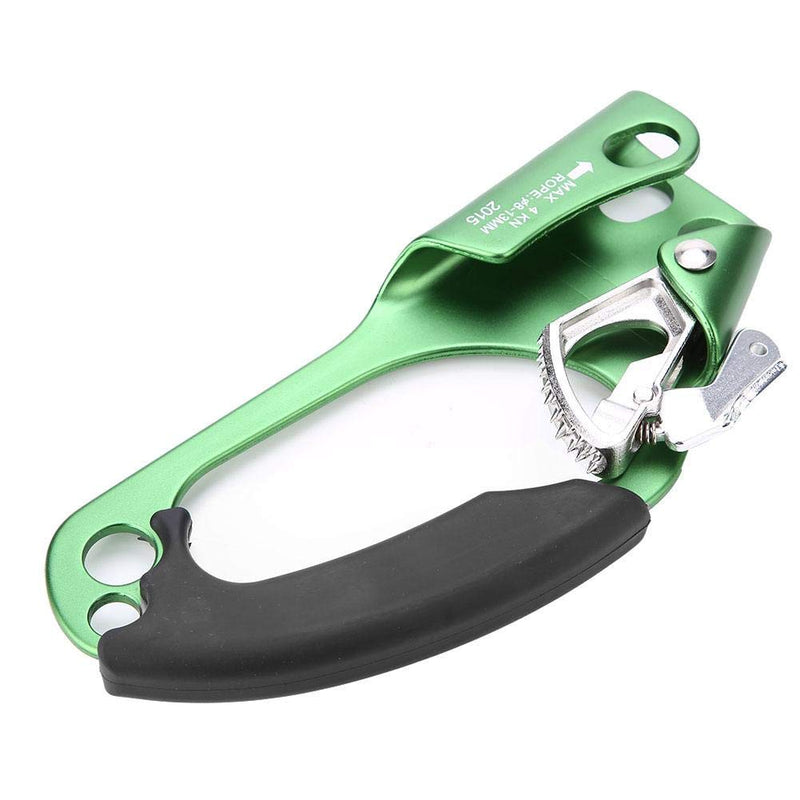 Alomejor Climbing Hand Ascender Mountaineering Ergonomic Rappelling Gear Equipment Climbing Rope for 8 13mm Green - BeesActive Australia