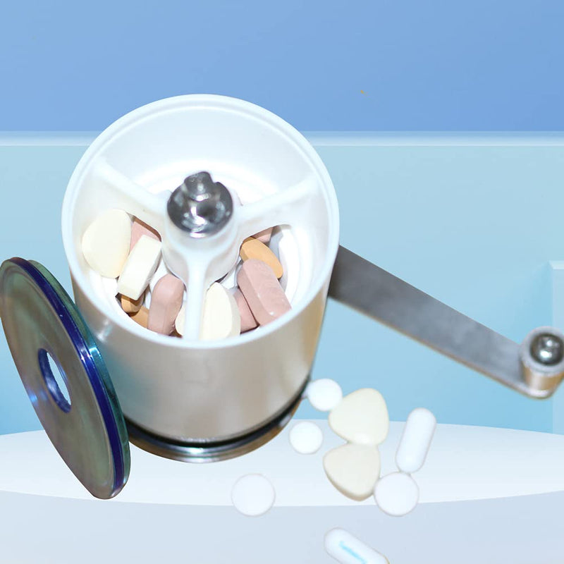 CoaGu Pill Crusher Pulverizer Grinder Save More Labour Power to Crush Multiple Tablets to a Pulverized Powder Blue Cover - BeesActive Australia