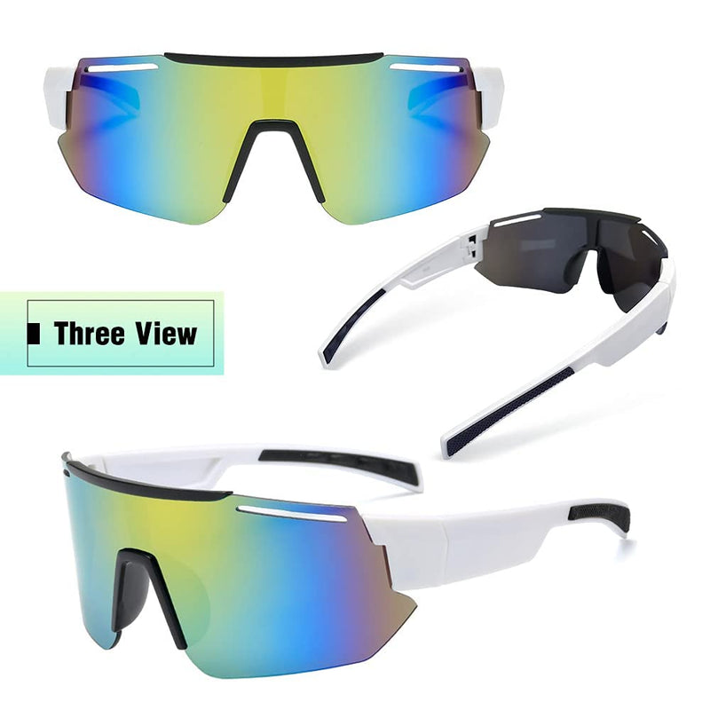 Sunglasses, Polarized Sunglasses for Men Women,UV400 Sports Sunglasses for Cycling Baseball Fishing Golf - BeesActive Australia