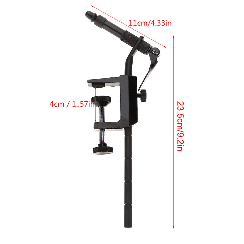 Fly Tying Vise Aluminum Constructed with Rotary Desk C Clamp Pocket Travel Size Fly Fishing Lures Making Tools - BeesActive Australia