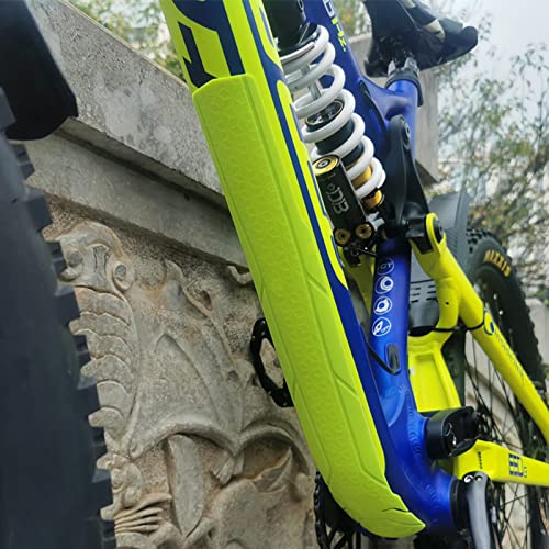 MEGHNA ENLEE Bike Frame Protection Downtube Frame Protector 3M Tape for Mountain Bike Road Bike,Yellow - BeesActive Australia