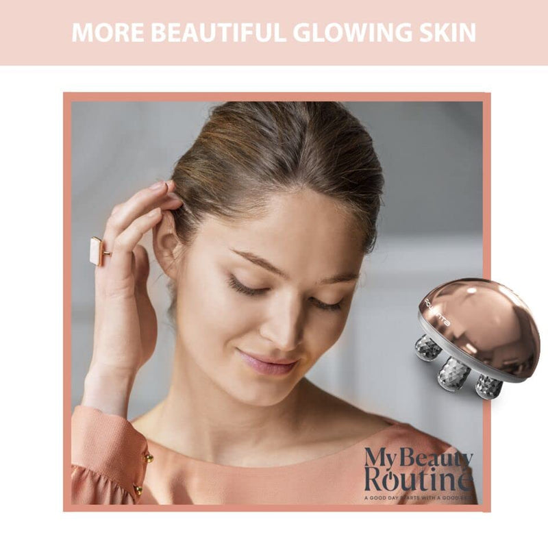 Rowenta Anti-Ageing Facial Massager, Reduce Fine Lines and Wrinkles, Soothing Vibrations, Enhanced Face Cream Penetration and Absorption, Waterproof, Portable, 3 Speeds, Daily Use, Glow Skin, LV6020 - BeesActive Australia