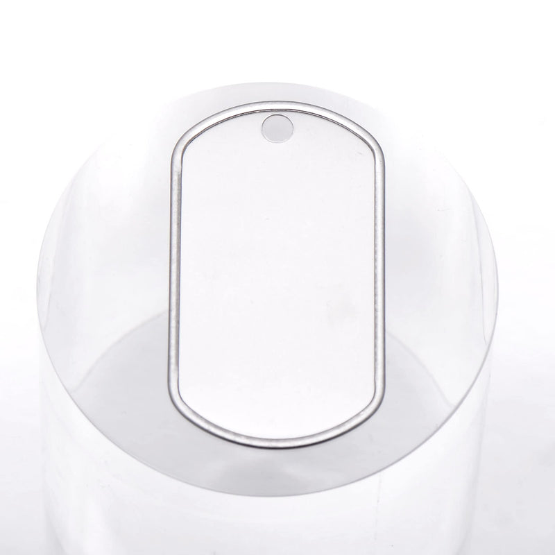 25 Shiny Stainless Steel Military spec Dog Tags - Blank - BeesActive Australia