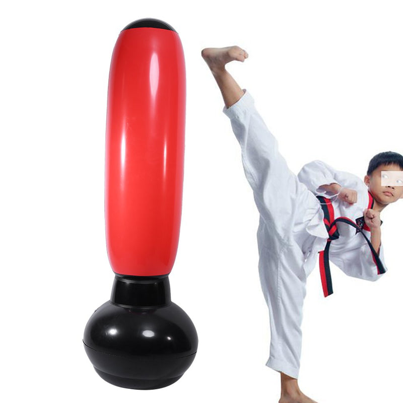 [AUSTRALIA] - VGEBY1 Punching Bag, 150cm Inflatable Fitness Punching Bag PVC Flexible Stand Punching Kick Training with Pump Training Equipment 