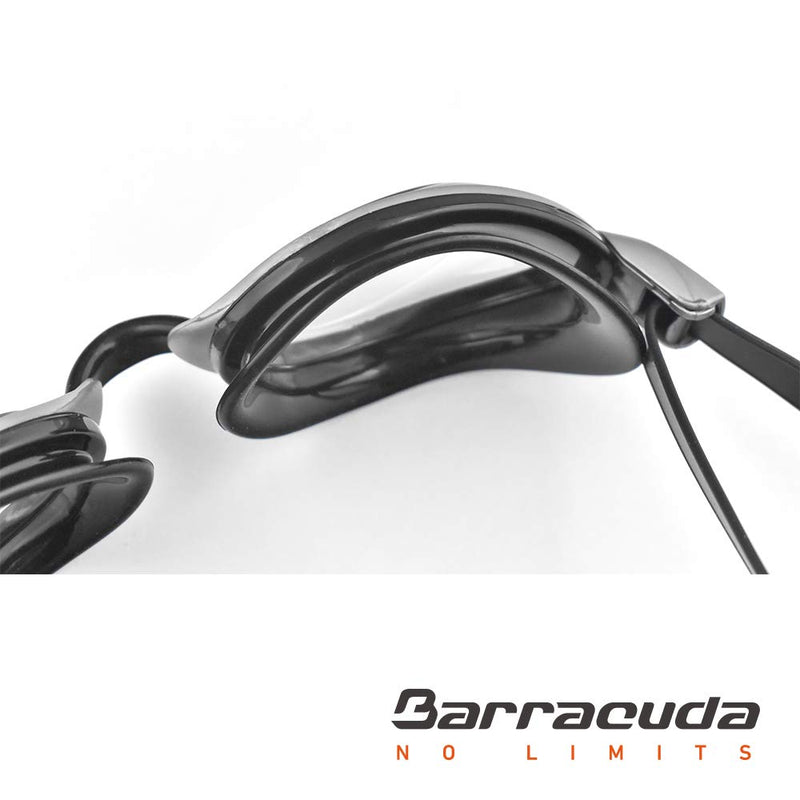 [AUSTRALIA] - Barracuda OP-514 Optical Swim Goggle - Scratch-Resistant Corrective Lenses Silicone Gaskets, Anti-Fog Easy Adjusting Comfortable for Adults (51495) -1.5 