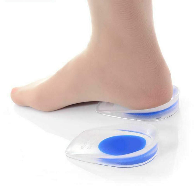 3Pairs Gel Heel Cups, Silicone Heel Cup Pads Cushion Inserts Running Heel Support Pads Orthotic Heel Cup Gel Shoe Lifts Elevator Shoe Pads Insoles for Plantar Fasciitis Heel Spur&Achilles Pain Relieve - BeesActive Australia