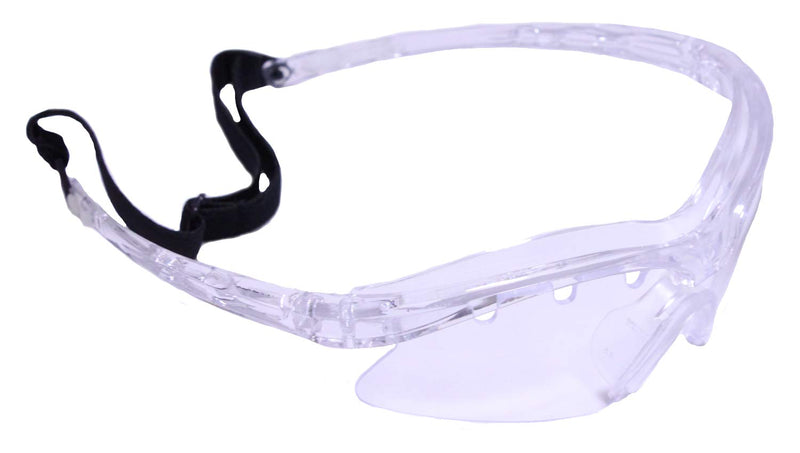 [AUSTRALIA] - Python M3 Racquetball/Squash/Pickleball Eyewear (Eyeguard) (Black and Clear Frame) Black 