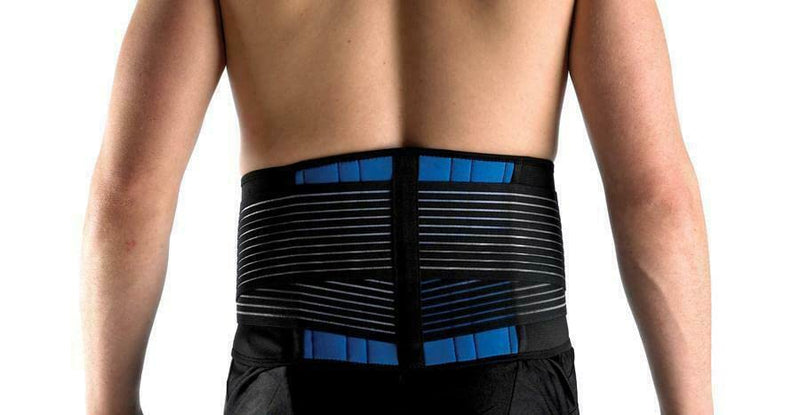 CSL-TECH Neoprene Double Pull Lumbar Lower Back Support Belt Brace Posture Pain Relief Large (34 - 38 inches) - BeesActive Australia