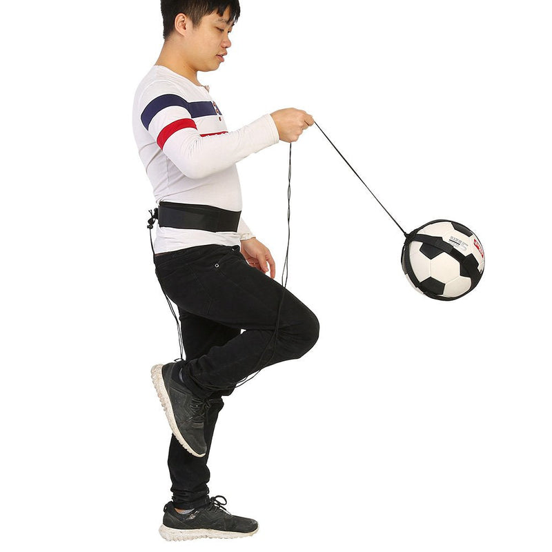 VGEBY Soccer Kick Trainer, Hands Free Solo Soccer Practice Training Tool with Adjustable Elastic Waist Belt Ball Sports Goods - BeesActive Australia