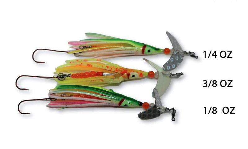 Mini Squid Gang Killer Worm Spinner 3/8 - Oz. - BeesActive Australia