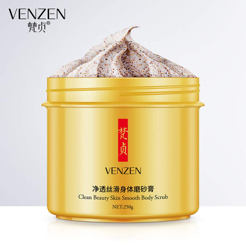 VENZEN Cleansing Natural Ingredients Scrub Cream Beauty Gentle Skin Care Smooth Body Oil Balance 250g - BeesActive Australia