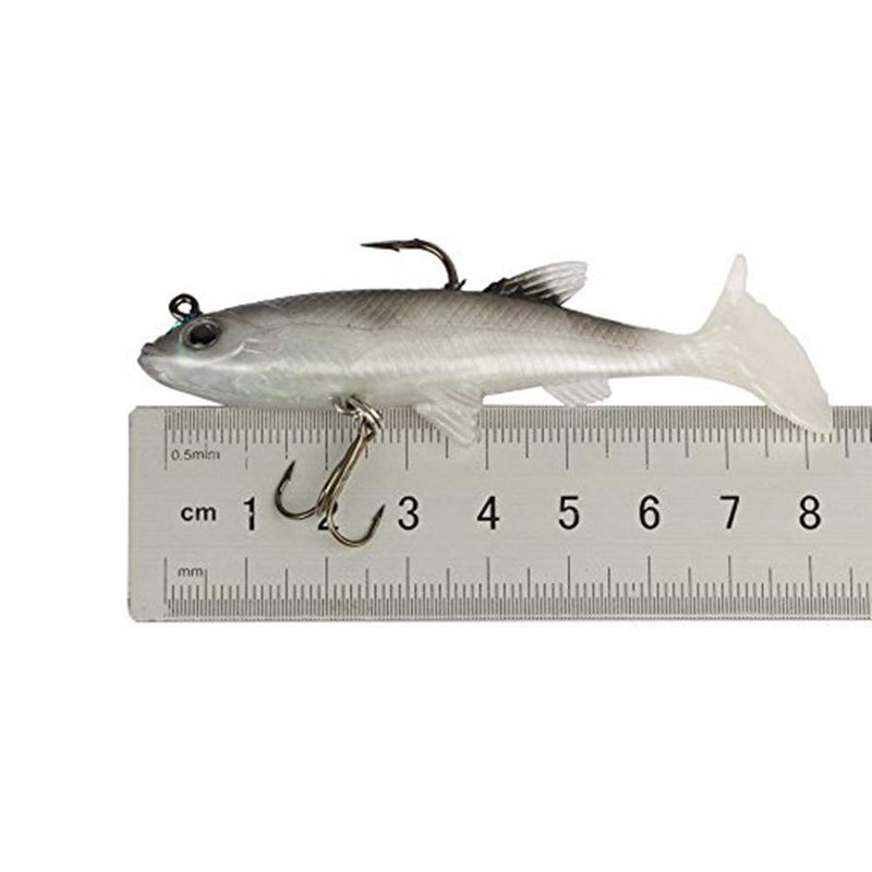 [AUSTRALIA] - Symphonyw Fishing Lures,3D Eyes Soft Fishing Lure Single Hook Baits Artificial Bait 4A 