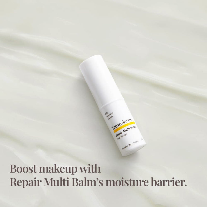 TROXEDERM Repair Multi Balm - Fine Line Care for Youthful Skin with a Natural Glow, Nourishing and Refreshing, Contains Shea Butter, Sunflower Seed Oil, Troxerutin, and Adenosine. 0.35oz (10g) - BeesActive Australia