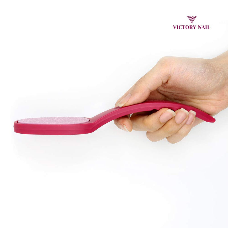 VICTORY NAIL 1PCS Medium and rough Grit ceramic pink foot File Double-sided callus removal - BeesActive Australia