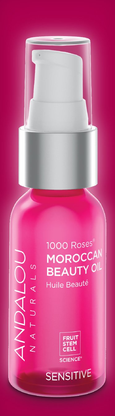 Andalou Naturals 1000 Roses Moroccan Beauty Oil Ounce, White, rose, 1 Fl Oz - BeesActive Australia