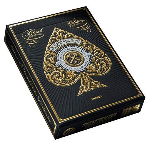 Artisan Playing Cards (Black) - BeesActive Australia