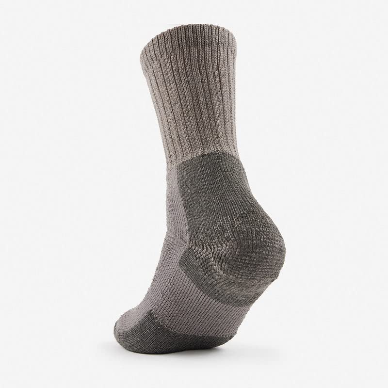 Thorlo KX Men's Thick Cushion Hiking Crew Socks Medium Pewter (1 Pair) - BeesActive Australia
