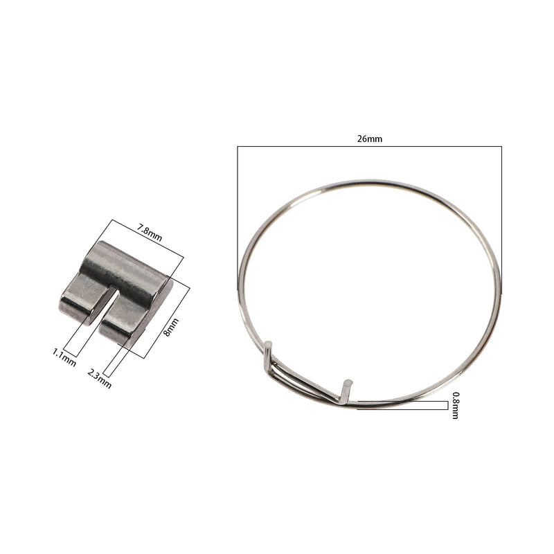 Set of 4 Bicycle Hub Pawl Spring Kit 26mm Freehub Spring Tower Base Pawl Cassette Driver MTB Road Bike Hub Replacement Accessories for Hub Tower Base - BeesActive Australia