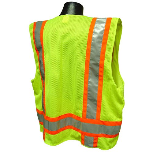 [AUSTRALIA] - Radians SV46G5X Class 2 Breakaway Survey Safety Vests, Two Tone Green, 5 Extra Large 