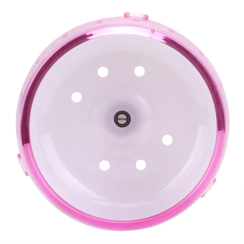 Hamster Running Toy, Plastic Exercise Wheel Super Silent Roller Exercise Running Wheel Toy Rest House Nest Play Toy for Gerbils Chinchillas Hedgehogs Other Small Animals(Pink) pink - BeesActive Australia