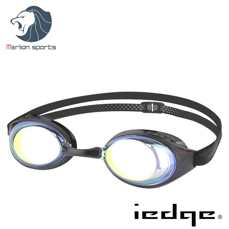 [AUSTRALIA] - iedge LANE4 Performance & Fitness Swim Goggle - Hydrodynamic Design, Anti-Fog UV Protection for Adults Men Women IE-VG-946 (-0.0) 