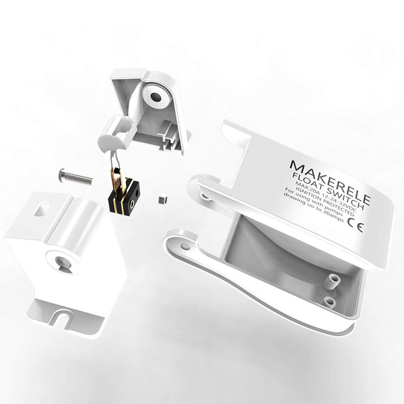 [AUSTRALIA] - creatorele DC 12V 24V 32V Automatic Boat Bilge Pump Float Switch Bilge Switches Flow Sensor for Automatic Electric Water Pump MK-NCFS12 