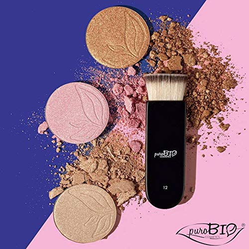 PuroBIO Certified Organic Highly-Pigmented and Long-Lasting Metallic Duo Chrome Eyeshadow - no 21 Copper Red - Jojoba Oil, Squalene, Vitamin E. ORGANIC.VEGAN.ORGANIC.MADE IN ITALY. - BeesActive Australia