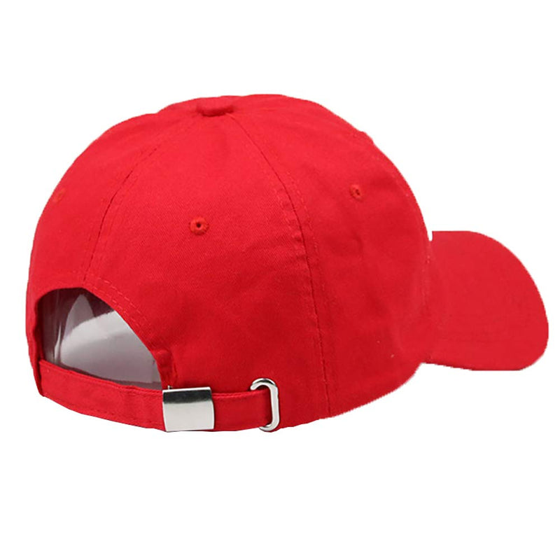 Baseball Cap Canada Flag Hat Adjustable Dad Hat Sunhat Embroidered Cap Outdoor Sun Hats for Adult Red - BeesActive Australia