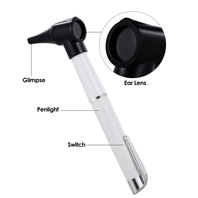 Otoscope – Bysameyee Portable Otoscope for Doctors Nurses Students, Handheld Ear Care Microscope Tool set with 4 Otoscope Tips - BeesActive Australia