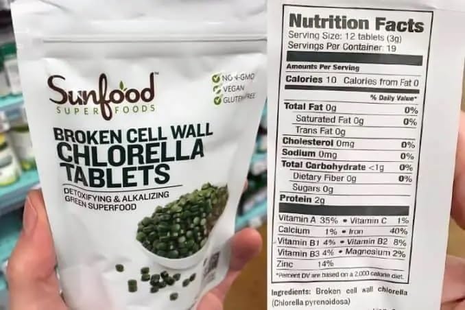 Broken Cell Wall Chlorella Tablet, 2.0 oz (57 g), Genuine Japanese Product - BeesActive Australia