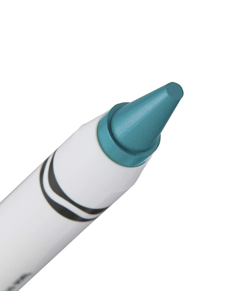 Crayola Beauty - Face Crayon - 3 in 1, Use as Eyeshadow, Lipstick or Blush - Highly Pigmented Color, Ultra Creamy, No Mess - Talc Free & Vegan Friendly - Turquoise Blue - 0.07 oz - BeesActive Australia