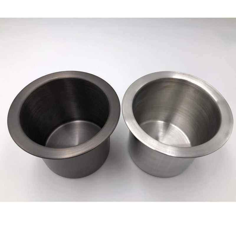 Xinally Run Pack of 1 Stainless Steel Drop-in Cup Drink Holder Poker Table Drink Holder Silver - BeesActive Australia