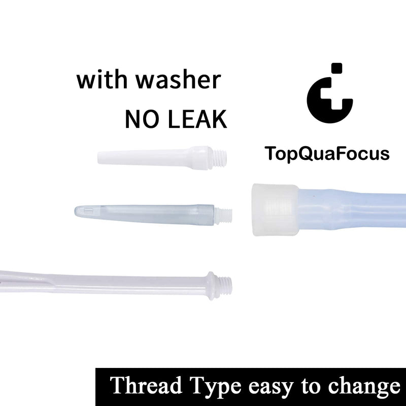 TopQuaFocus 2L Enema Bag Kit for Colon Cleaning Reusable Coffee Enema Bag - 6.5ft Silicone Hose Clear Colon Cleanse Enemas for Women 4 Reusable Tips - BeesActive Australia