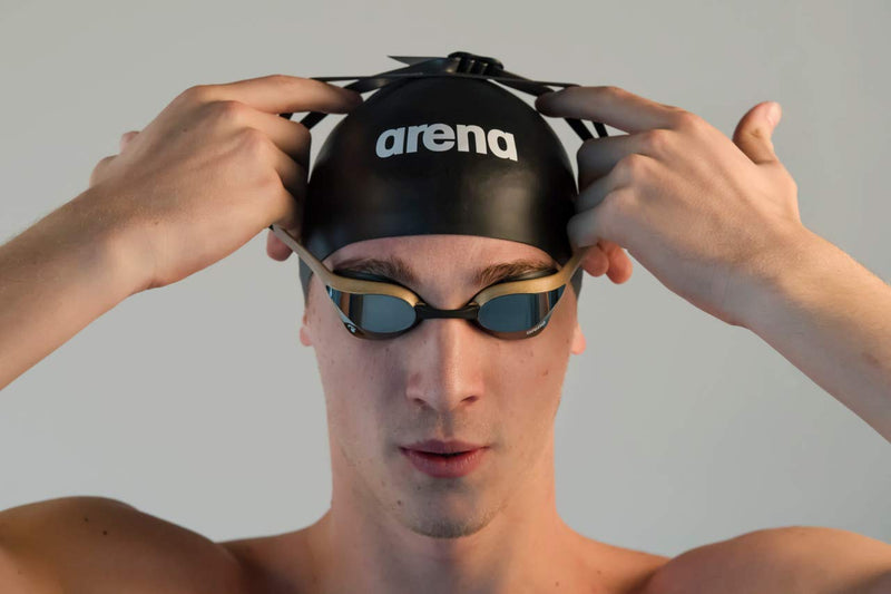 [AUSTRALIA] - Arena 3D Soft Swim Cap Black Large 