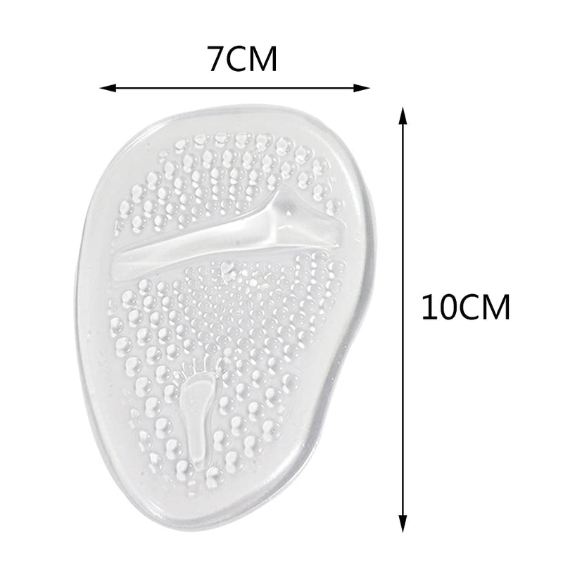 Gel Insoles for High Heels 2 Pairs (4 Pieces) Metatarsal Pads，High Heel Comfort Insoles Transparent Metatarsal Pads Ball of Foot Cushions - BeesActive Australia