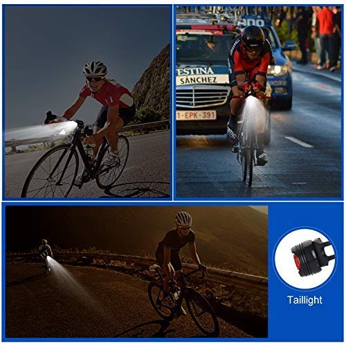 Bike Lights, Multifunction High Intensity LED Bicycle Headlight Lamp USB Changing Output 800LM Brightness Flashlight Upgrade, Fits All Bicycles, Hybrid, Road, MTB, Easy Install & Quick Release - BeesActive Australia