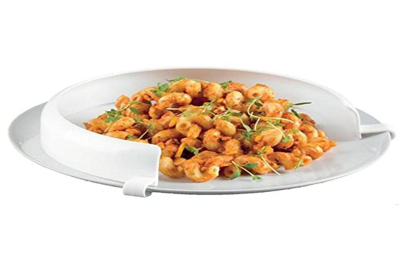 Performance Health Dycem Non Slip Round Pad 14 cm, Blue & Eating Utensils & Homecraft Surround Incurve Plate, Dinning Aid Non Slip Plate Guard for Elderly, Disabled and Handicapped Individuals 14 cm Diameter - Circular + Surround Incurve Plate - BeesActive Australia