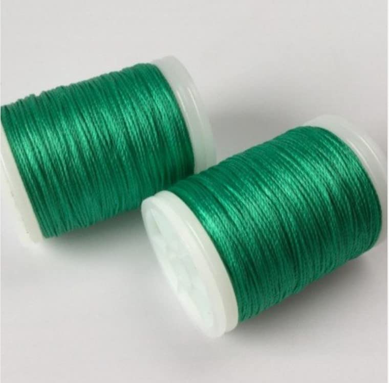 - QI HUO JU - Archery Bow String Serving Thread Bowstring Serving Material 131 Yard/120cm Serving String Material for Compound Bow Peep Sight Nock Hunting Shooting Accessories Green - BeesActive Australia