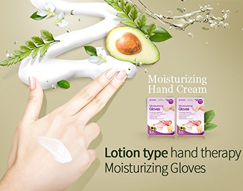 Epielle Moisturizing Hand Masks (Gloves 6pk) for Dry Hands Spa Masks | Sunflower Seed Oil + Avocado Oil + Vitamin E, Beauty Gifts, Skincare Gifts Gloves 6pk - BeesActive Australia