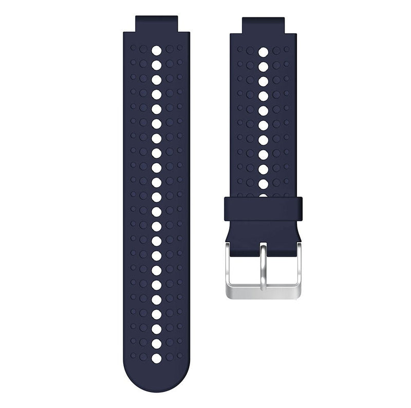 HWHMH 1PC Replacement Silicone Bands with 2PCS Pin Removal Tools for Garmin Forerunner 220/230/235/620/630/735XT (No Tracker, Replacement Bands Only) Pure color: Navy - BeesActive Australia