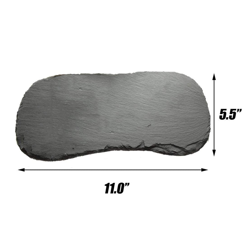 Tfwadmx Reptile Basking Platform,Tortoise Rock Plate Feeding Food Bowl Dish Feeding Slate Turtle Bathing Resting Platform for Lizard Gecko Bearded Dragon Chameleon Snake Frog - BeesActive Australia