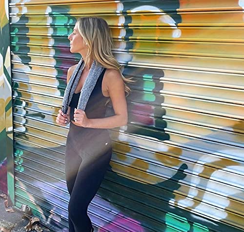 FACESOFT Activated Charcoal | Personal Yoga Sweat Towel: Naturally Infused | Detox Your Skin | Free of Harmful MicroFibers - BeesActive Australia