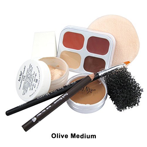 Ben Nye Theatrical Creme Personal Kit - OLIVE : LIGHT MEDIUM PK-3 - BeesActive Australia