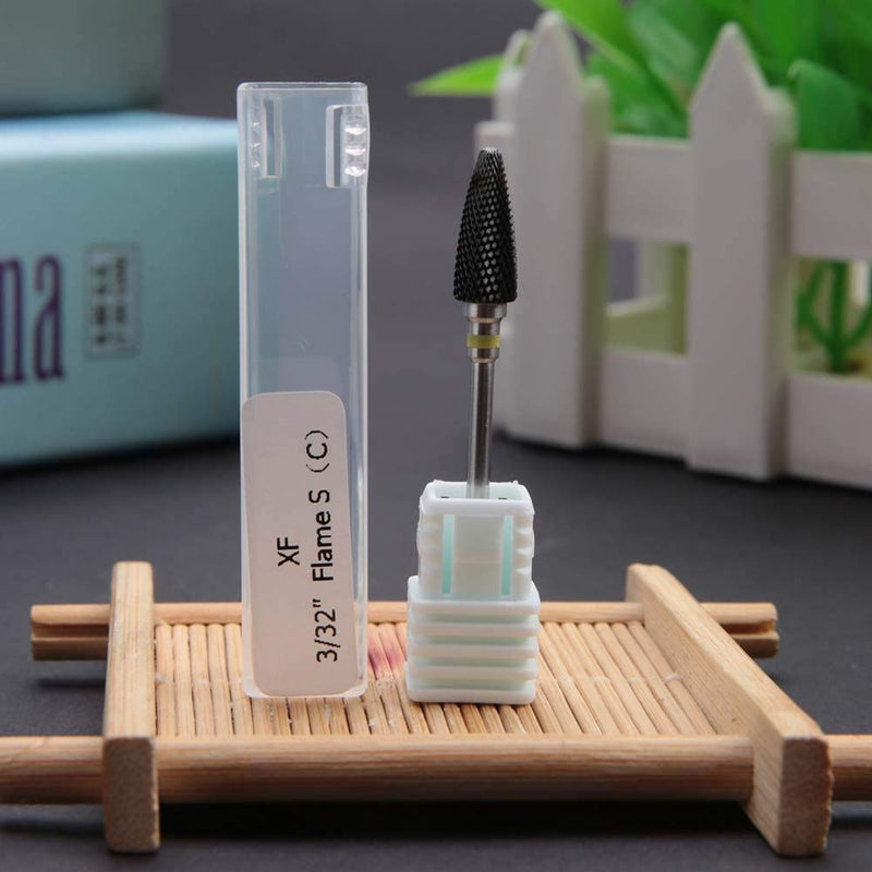 Ceramic Nail Drill Bits,5 Types Ceramic Nail Manicure Drill Tools Cylinder Shape Grinding Head Nail Drill Bit for Nail Polishing Manicure Tools(01) 01 - BeesActive Australia