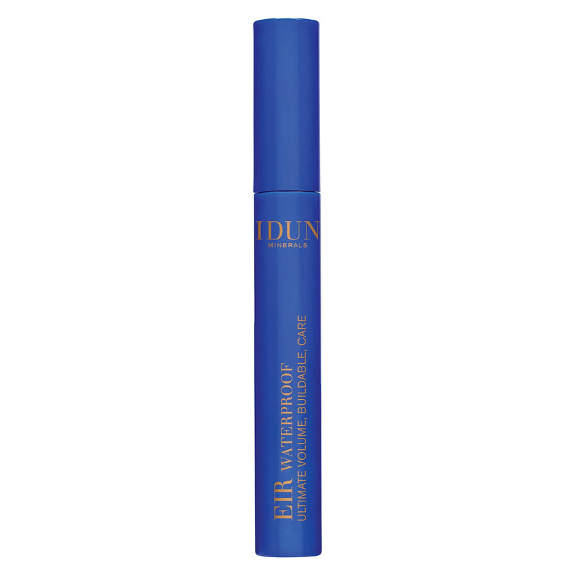 IDUN Minerals - EIR Waterproof Mascara - Boost Lashes, Without Smudging and Clumping, Safe for Sensitive Eyes - Cruelty Free, 100% Vegan Makeup - 006 Black, 0.34 fl oz Tube - BeesActive Australia