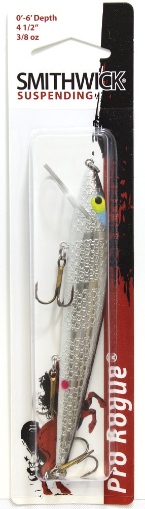 [AUSTRALIA] - Smithwick Suspending Rattlin' Rogue Fishing Lure Chrome/Black Back 