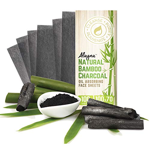 (3 PK) Oil Blotting Sheets- Natural Bamboo Charcoal Oil Absorbing Tissues- 300 Pcs Organic Blotting Paper- Beauty Blotters for the Face- Papers Remove Excess Shine- For Facial Make Up & Skin Care - BeesActive Australia