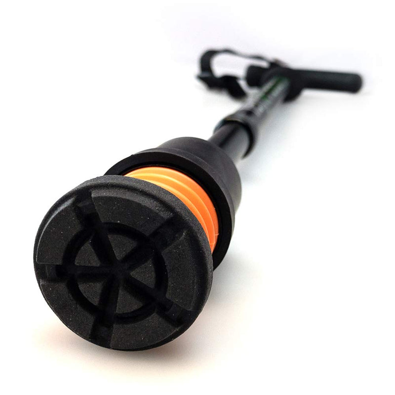 Flexyfoot Shock Absorbing Derby Handled Folding Walking Stick | Improved Comfort, Improved Grip, Improved Safety Black - BeesActive Australia
