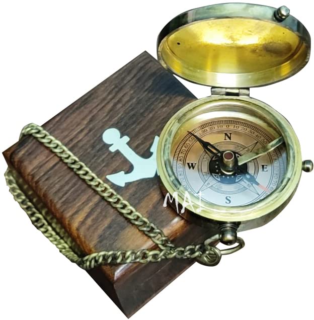 Pocket Compass for Hiking, Survival Instrument Antique “So You Can Always Find Your Way Back Home” Engraved Camping Pocket Compass Nautical Compass Vintage Navigation Outdoor Compass - BeesActive Australia
